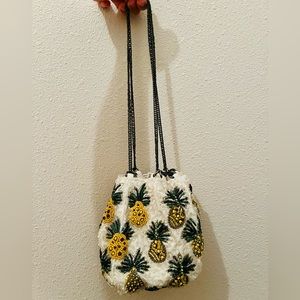 Zara Beaded Pineapple bag